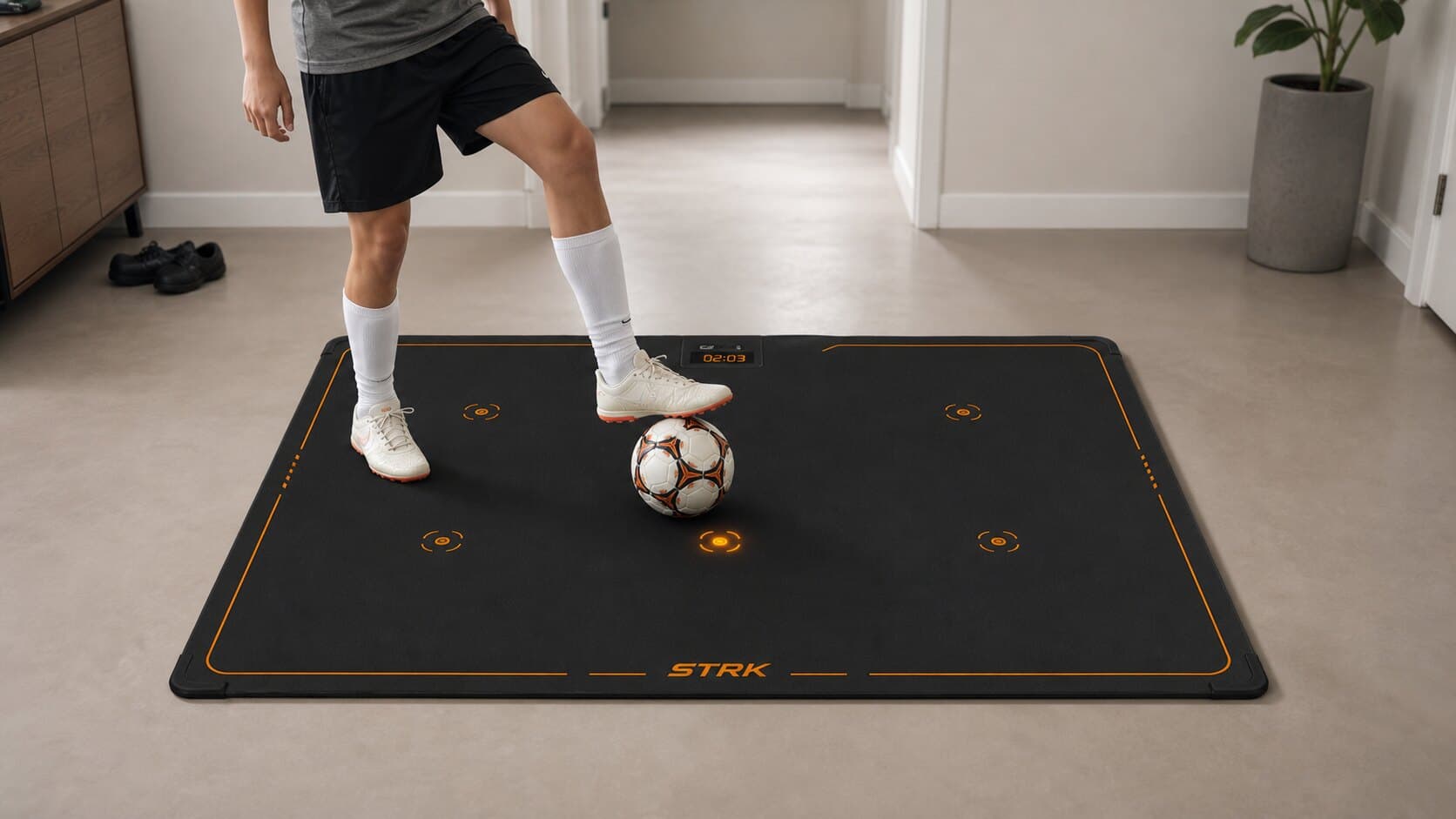 World Cup 2026 soccer training for beginners using STRK at home