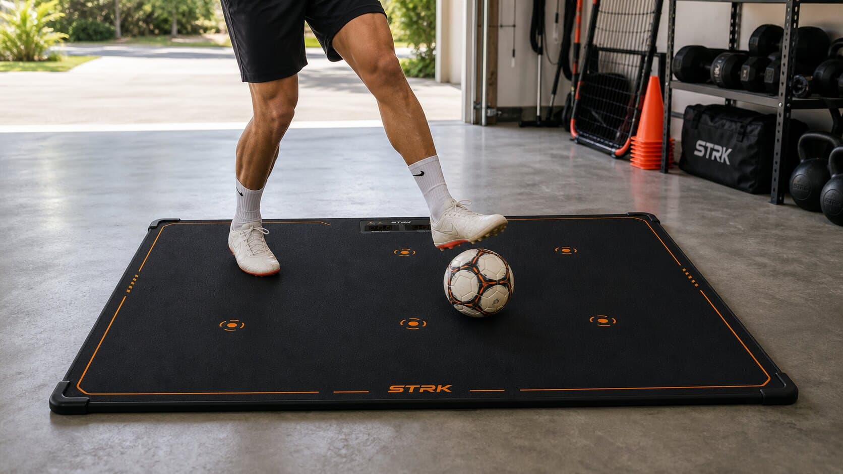 World Cup 2026 soccer footwork at home with STRK mat training